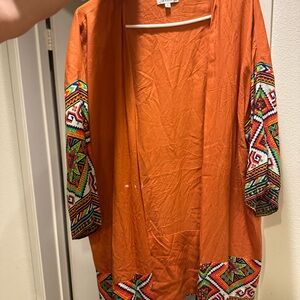 Colorful Bohemian Kimono Cardigan